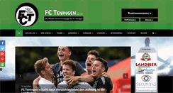 Desktop Screenshot of fc-teningen.de