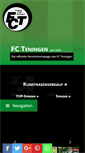 Mobile Screenshot of fc-teningen.de