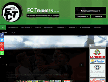 Tablet Screenshot of fc-teningen.de